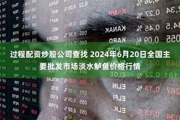 过程配资炒股公司查找 2024年6月20日全国主要批发市场淡水鲈鱼价格行情