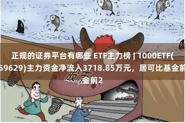 正规的证券平台有哪些 ETF主力榜 | 1000ETF(159629)主力资金净流入3718.85万元，居可比基金前2