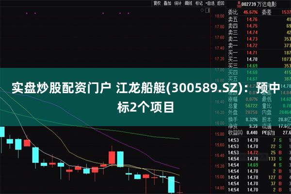 实盘炒股配资门户 江龙船艇(300589.SZ)：预中标2个项目