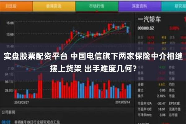 实盘股票配资平台 中国电信旗下两家保险中介相继摆上货架 出手难度几何？