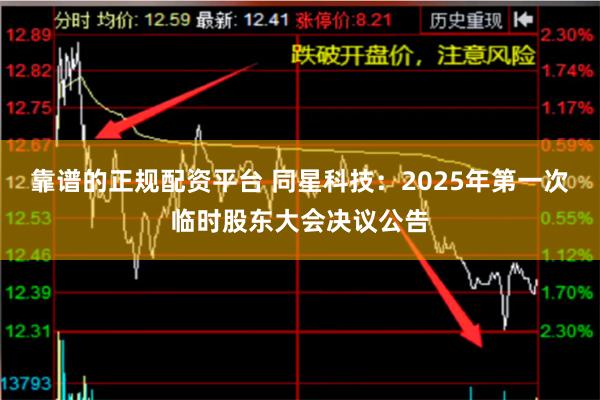 靠谱的正规配资平台 同星科技：2025年第一次临时股东大会决议公告