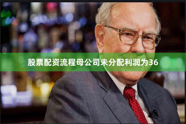 股票配资流程母公司未分配利润为36