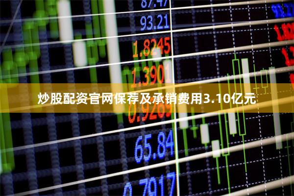 炒股配资官网保荐及承销费用3.10亿元