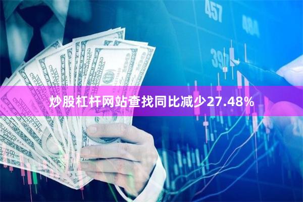 炒股杠杆网站查找同比减少27.48%